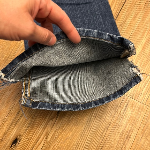 Cruel Girl Slim Jeans Size 5 Long Cuts on Sides - Picture 5 of 6